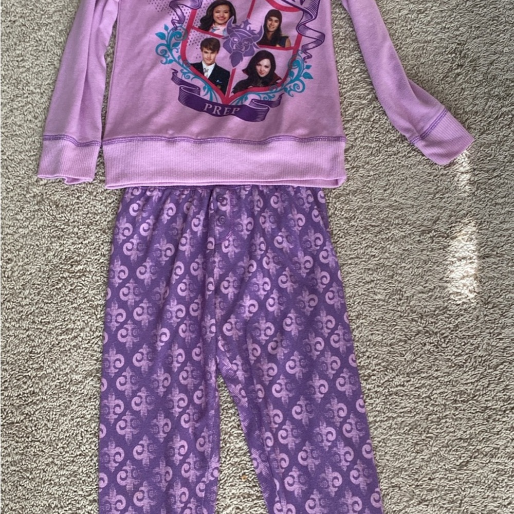 Purple Kids Pajamas Set